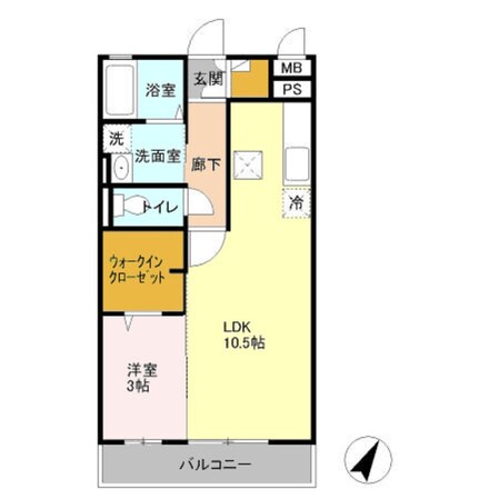 コート権太坂の物件間取画像